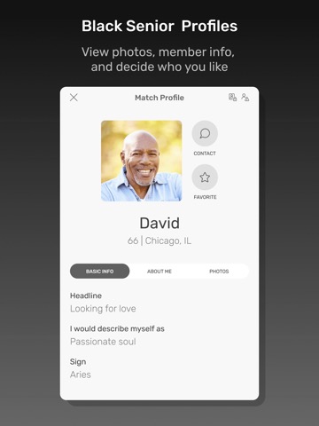 Black Senior Personals Appのおすすめ画像3