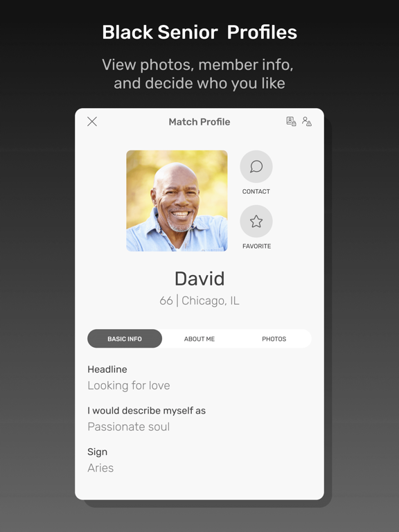 Screenshot #6 pour Black Senior Personals App