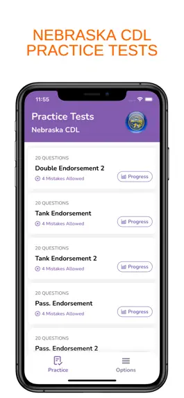 Game screenshot Nebraska NE CDL Permit Prep mod apk