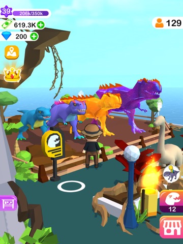 つくれ！恐竜の島-テーマパーク 経営シミュレーションゲームのおすすめ画像2
