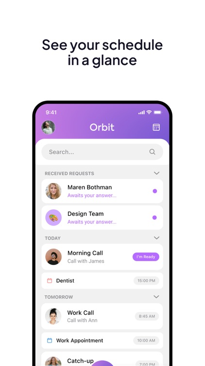 Orbit - Social Calendar