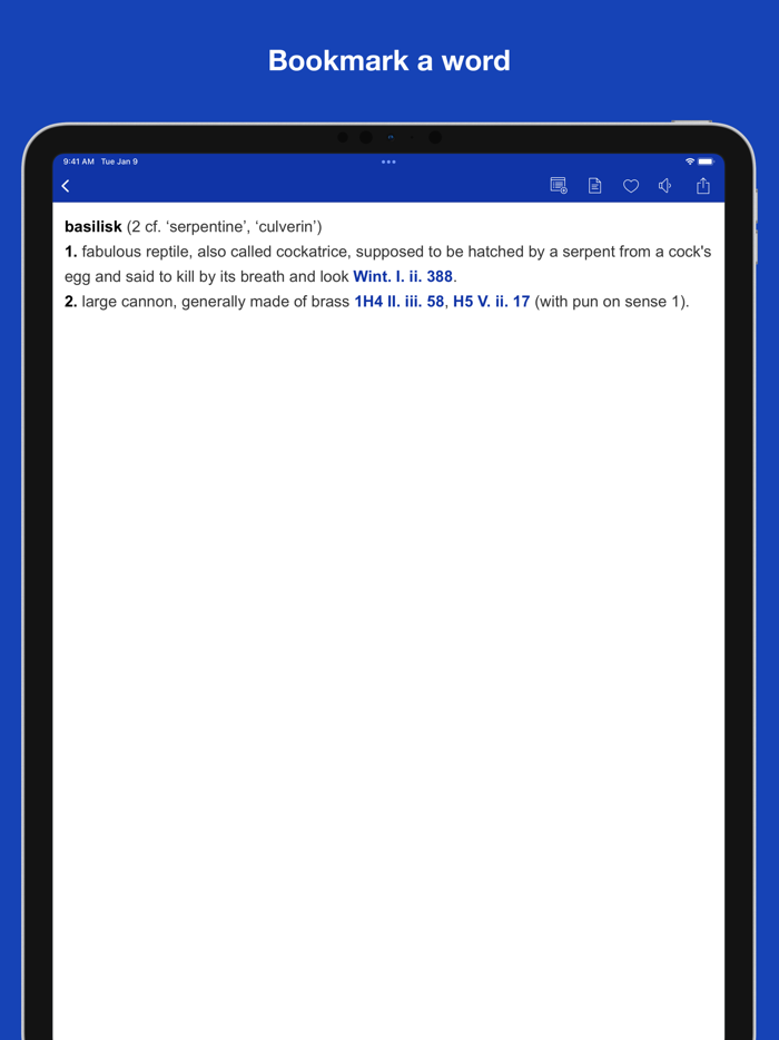 A Shakespeare Glossary
