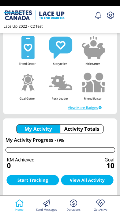 Lace Up to End Diabetes Screenshot
