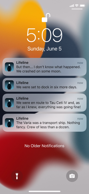 ‎Lifeline... Screenshot