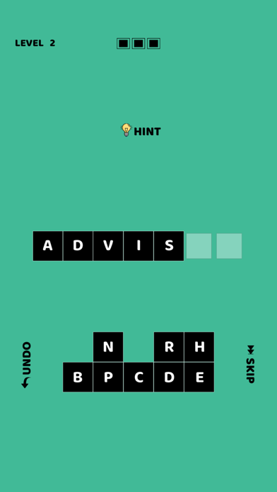 The Second Word - Crossword Screenshot