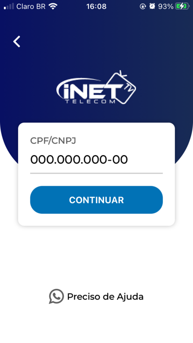 iNet Telecom Screenshot