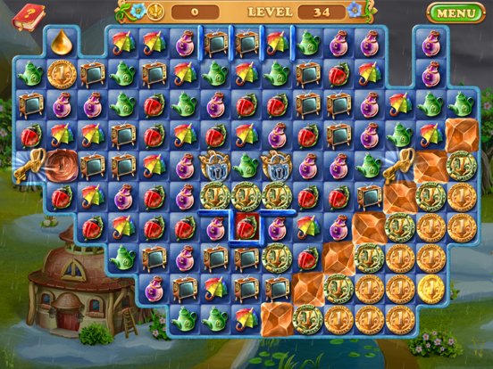 Laruaville 3 Match-3 Puzzle iPad screenshot