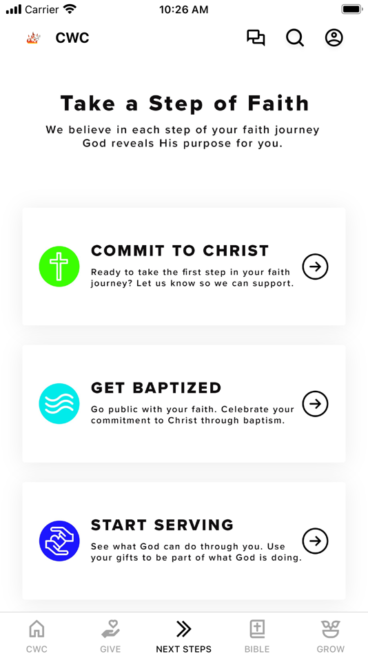 #2. CWC Worcester (iOS) Podle: CHRISTIAN WORSHIP CENTER, INC.
