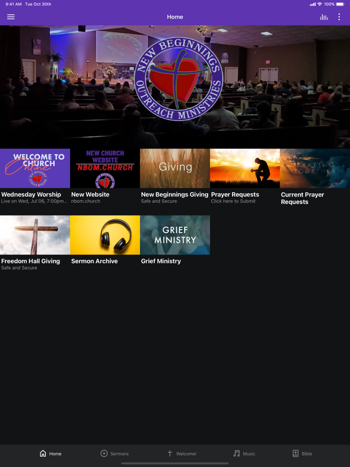 New Beginnings Outreach Min.