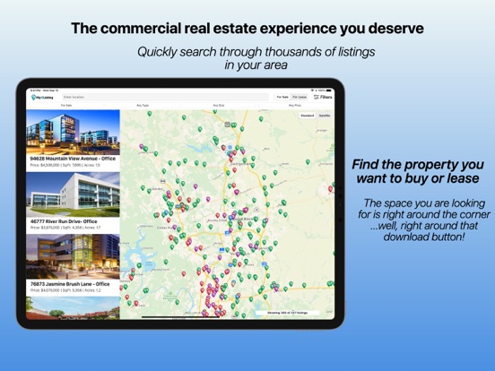 MyEListing iPad screenshot 1 - Business app