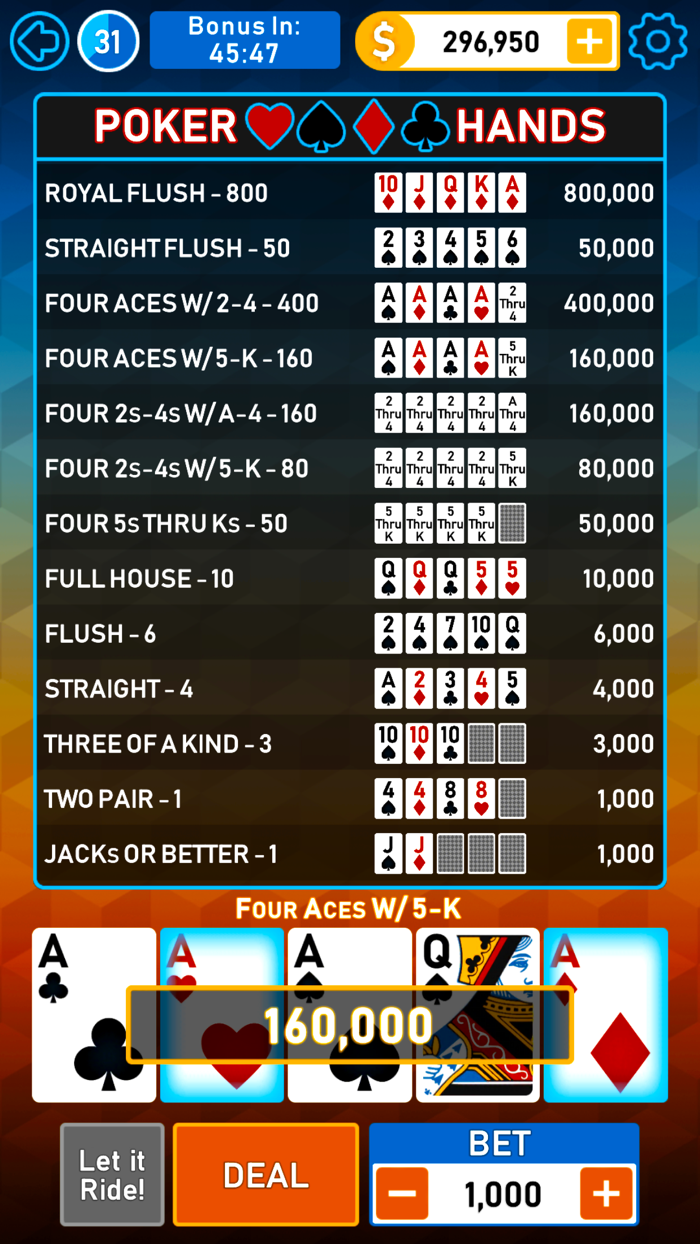 Video Poker Multi Bonus