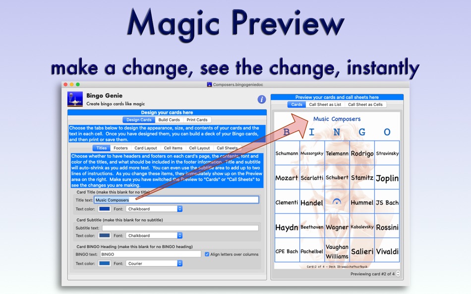 #4. Bingo Genie (macOS) Podle: Eduard Schwan