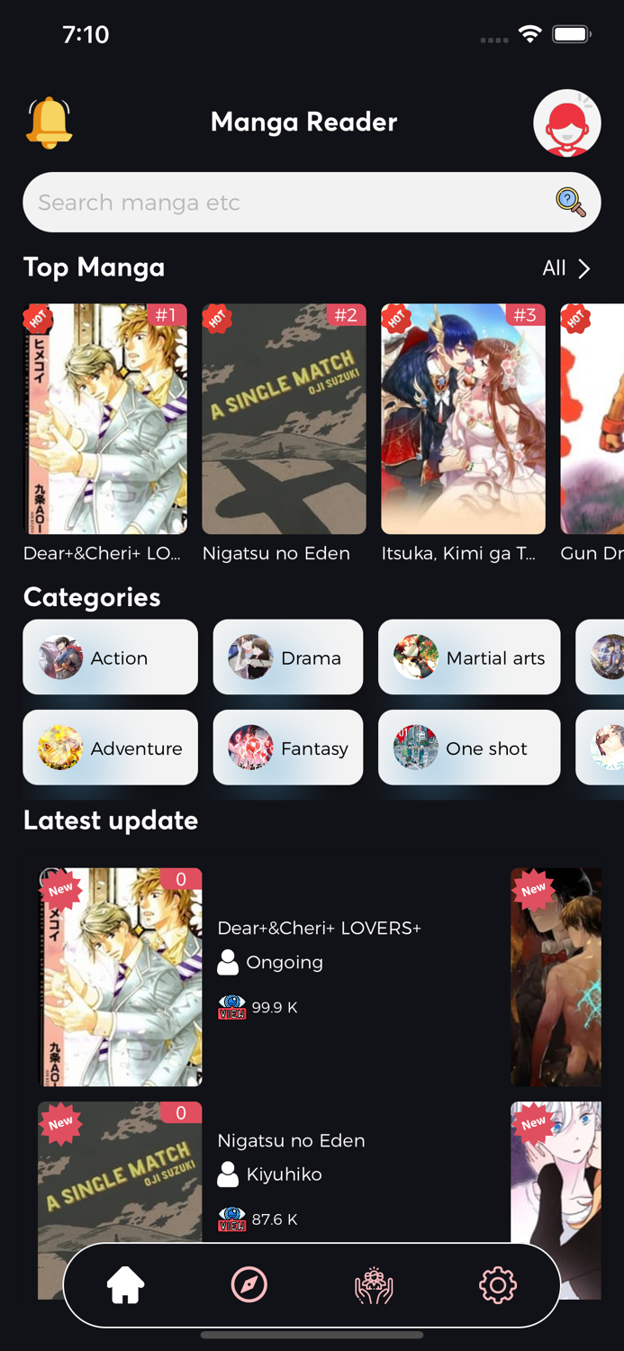 Manga reader - Best Manga Zone