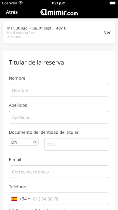 Amimir - Hotel Deal Searcher Screenshot