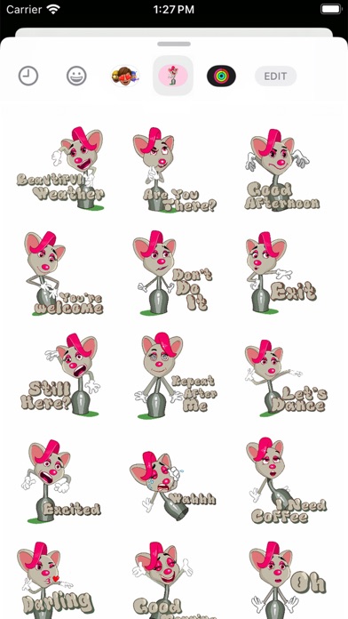 Screenshot #3 pour Ms Moush Mouse Stickers
