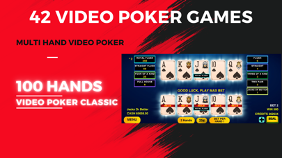 Video Poker Multi Hand Casino Screenshot