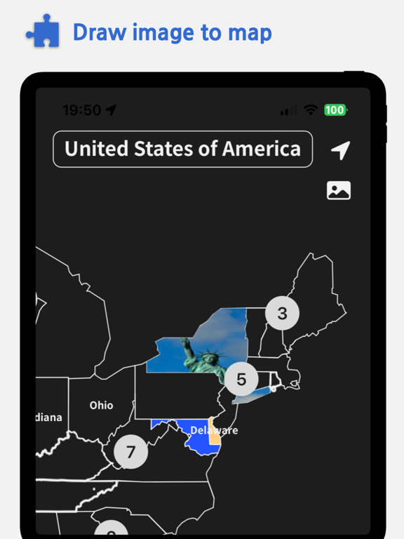 Screenshot #4 pour Good Day - travelMap, ImageMap