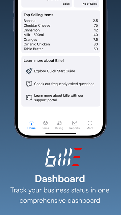 Bille : POS & Billing Screenshot