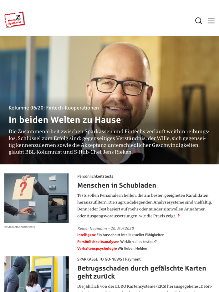 Meine Sparkasse to go