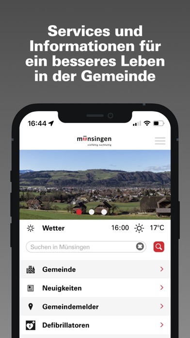 Gemeinde Münsingen Screenshot