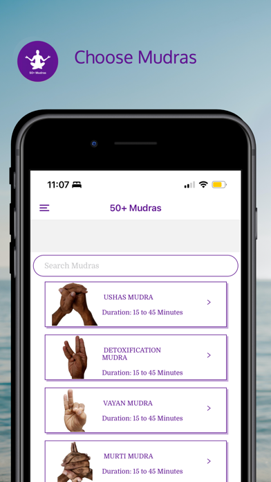 50+ Mudras-Yoga Poses Screenshot