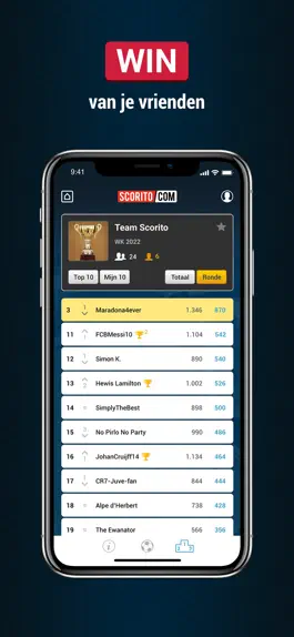 Game screenshot Scorito.com hack