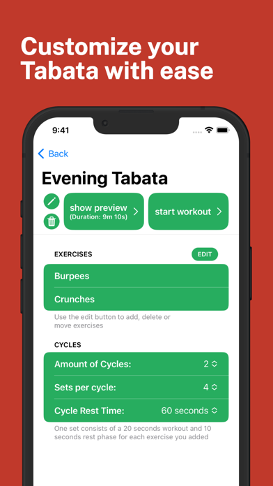 JustTabata - Tabata Timer Screenshot