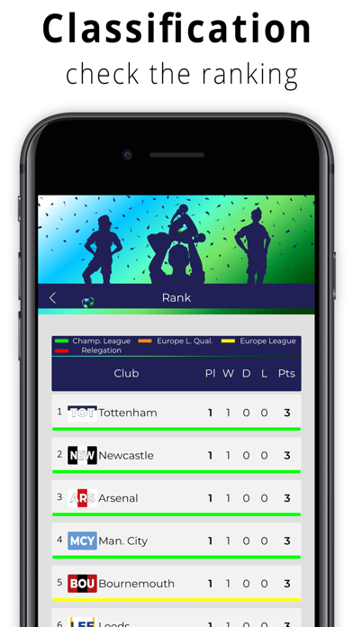 Info England League Screenshot