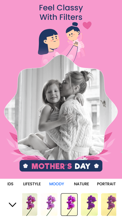 Mother's Day Frames & Wishes Screenshot