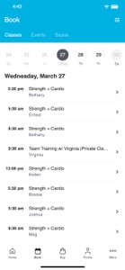 Rise RX Fitness screenshot #2 for iPhone