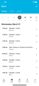 Rise RX Fitness screenshot #2 for iPhone