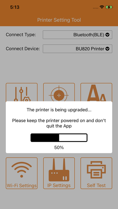 Printer Setting Tool Screenshot