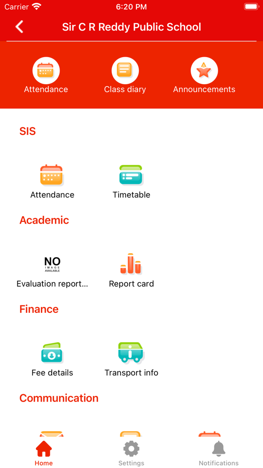 #2. Sir C R Reddy Public School (iOS) By: Myclassboard Educational Solutions Private Limited