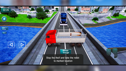 Mega Robot Truck Transport Sim Screenshot