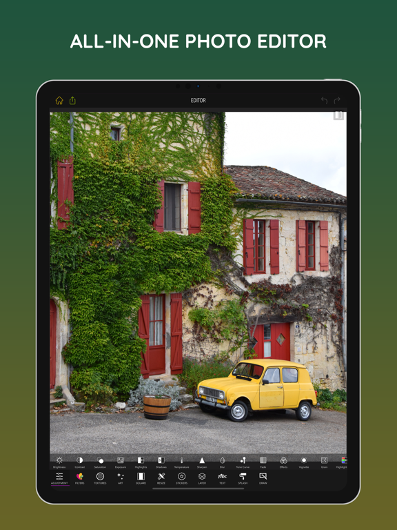 PicPoc - Photo Editor AI iPad screenshot 1 - Photo & Video app
