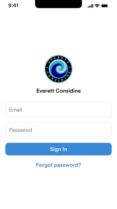 Everett Considine app screenshot