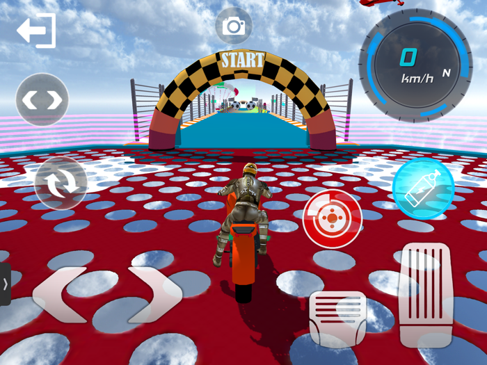 SuperHero Bike Stunt Racing Go