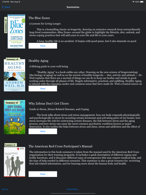 The Good Health Guide – II iPad screenshot