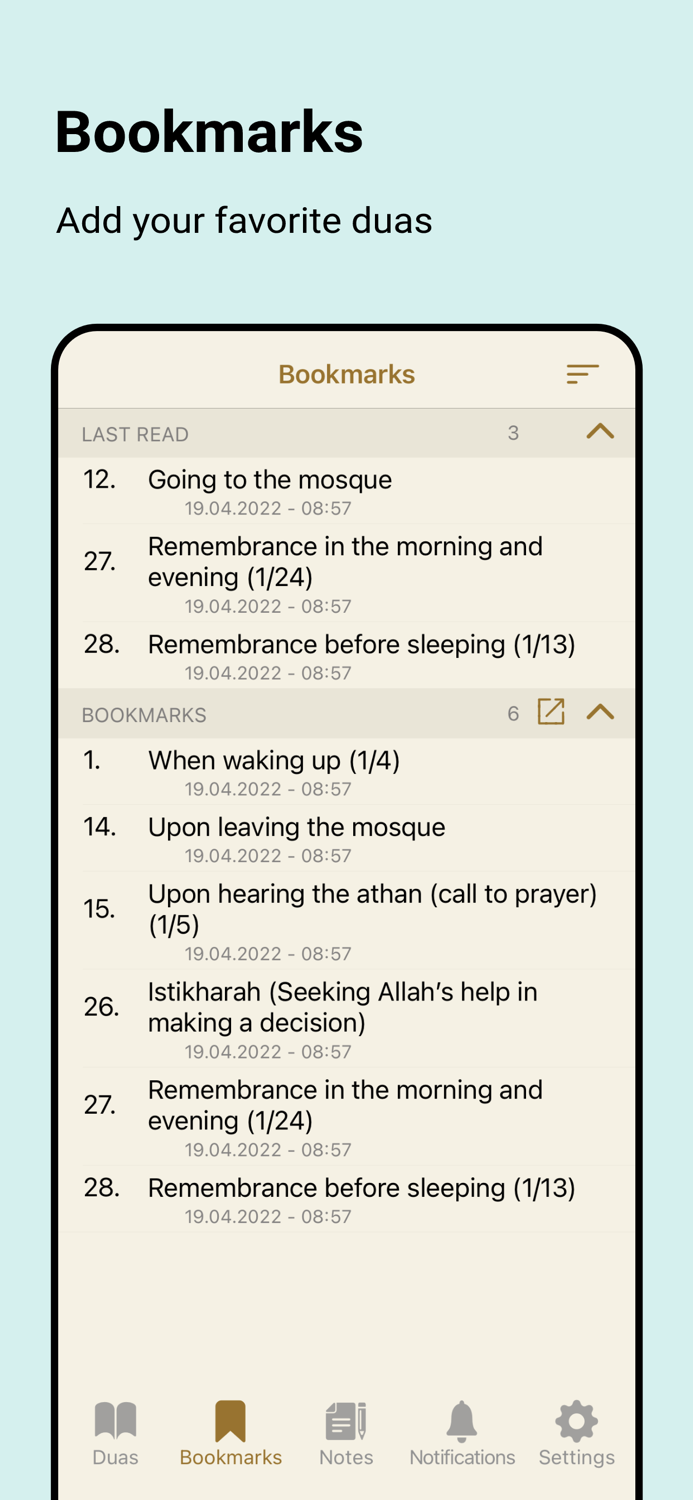 Dua and Dhikr Hisnul Muslim