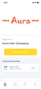 Aura Hair Company screenshot #1 for iPhone