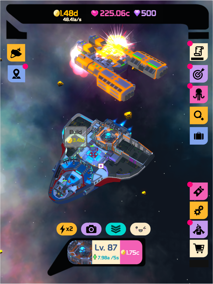 Idle FTL Starship