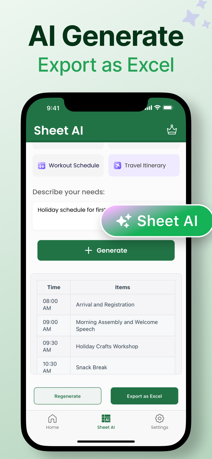 Sheets - Spreadsheet