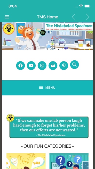 The Mislabeled Specimen (TMS) Screenshot