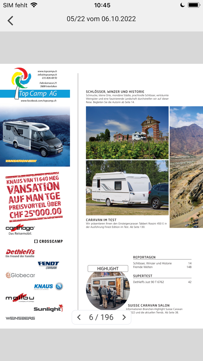 Wohnmobil and Caravan