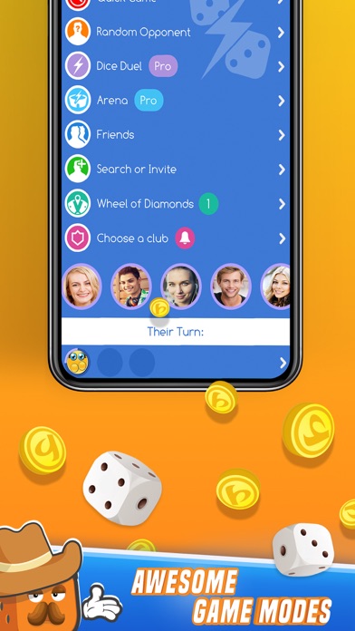 Dice Clubs® Yatzy Multiplayer Screenshot