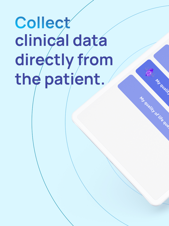 b.research Patient Access iPad screenshot 1 - Medical app