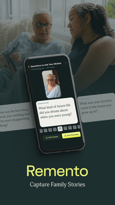 Remento: Record Family Stories Screenshot