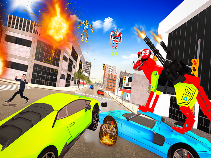 US Police Robot Dog 3D