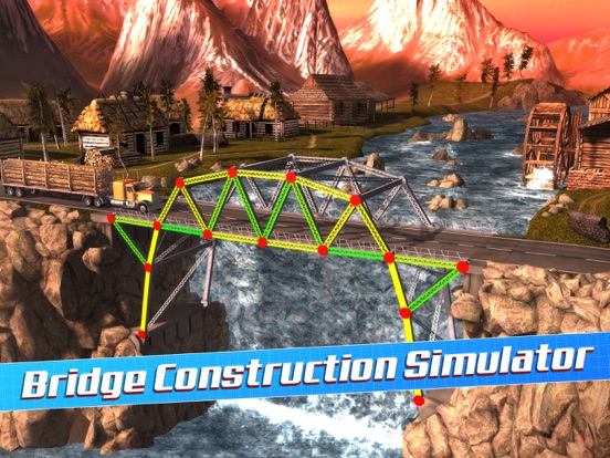 Bridge Construction Sim iPad app afbeelding 1