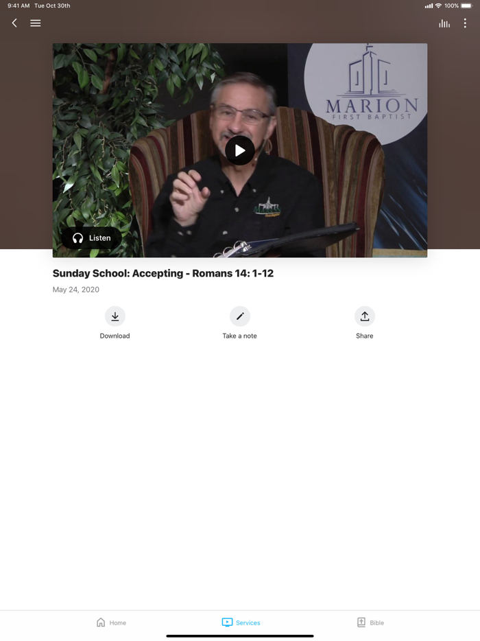 First Baptist Church Marion